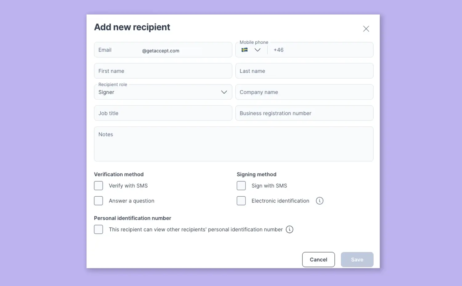 Adding and updating recipient details after send-out just got more flexible