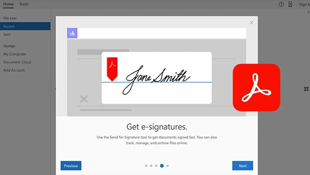 How to create an electronic signature for fre using Adobe Acrobat Reader Free