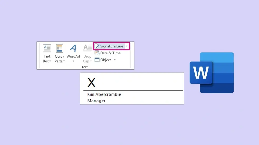 How to create an electronic signature with Microsoft Word