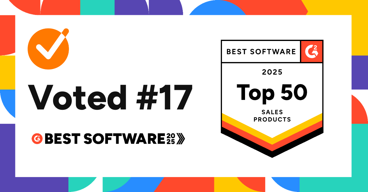 GetAccept ranks #17 in G2's Best Sales Products of 2025